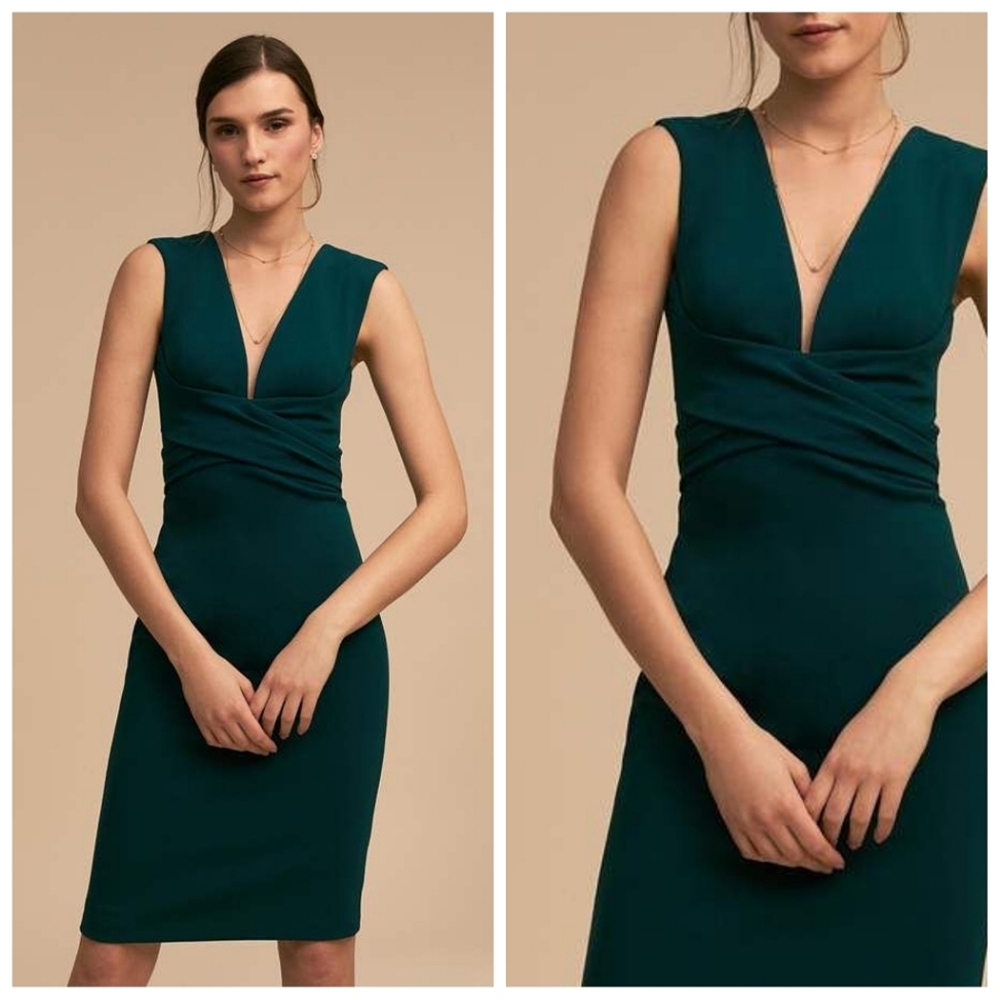 BHLDN Teal Midi Dress